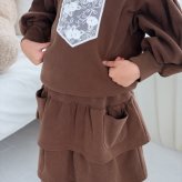 Rora 子供服 通販 キッズセットアップ 長袖 トレーナー女の子 ガールズおしゃれ上品 通学通園小学生 秋服冬服春服 かわいい トップス カジュアル 保育園 スカート 幼稚園 上下セット おでかけ ギフトプレゼント