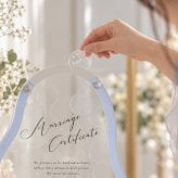 【結婚証明書】アクリル ウェディング ドロップス Wavy Kunette | 結婚式 バブル ウェルカムスペース ウェルカムボード 人前式 寄せ書き 芳名帳 おしゃれ ガラス かわいい ゲスト参加型 披露宴 名入れ 日付 シンプル メッセージ 30 40 50 60 70 100 115 受付演出  ナチュラル