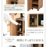 食器棚 キッチン収納 キッチンカウンター キッチンボード 幅120 コンセント付き レンジ台 カウンター キャビネット 付き キャスター付き 新生活