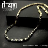 正規品 1AR by UNOAERRE ウノアエレ ショッパー付き チェーンネックレス レディース ユニセックス 喜平 ネックレス イエローゴールド 真鍮 イタリア製 ブランドジュエリー ギフト プレゼント 誕生日 結婚記念日 成人 卒業 入学