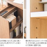デスク チェア サイドワゴン キャスター付き おしゃれ 北欧 ワゴン 収納 A4サイズ 下 キッチンワゴン スリム キッチン収納 ファイルラック サイドラック ブラウン ナチュラル ワゴン〕オープンラックタイプ 新生活