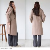 チェスターコート レディース ウールタッチ ブランド Filomo ロング丈 アウター ロングコート 100cm 秋冬 ドロップショルダー ゆったり 大きいサイズ 通勤 洗える 手洗い きれいめ カジュアル シンプル 無地 ギフト プレゼント 6F (08000365r)