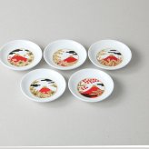富士彩々小皿揃 磁器 美濃焼 やきものの里から、暮らしを贈ります。　ギフト 食器 セット テーブルウェア