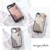 iphone14 ケース 本革 小銭入れ付き iphone14Pro iphone14Plus iphone14ProMAX MagSafe対応 ウォレット 財布 レザー アイフォン 14 pro max plus マグセーフ マグネット 小物入れ コインケース カード収納 リング ポーチ ヘビ柄 14プロ マックス プラス 大人可愛い 送料無料