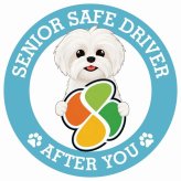カーサイン 高齢者マーク SENIOR SAFE DRIVER マルシーズー ステッカー シール 直径13cm 肉球 日本製 車