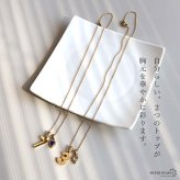 ステンレス 選べる誕生石と数字のネックレス ハート ゴールド レディース 小豆チェーン ナンバー 10タイプ 12カラー ペンダント カラーストーン 重ね付け 大人可愛い きれいめ 華奢 上品 カジュアル 金属アレルギー対応