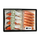 【黒門三平】寒風干銀鮭切身と【やまや】辛子明太子 魚介類　※送料無料
