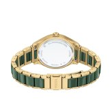 フォッシル FOSSIL 腕時計 レディース GILMORE デイト アナログ ステンレススチール＆グリーンセラミックウォッチ CE1138【2026 新作】