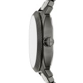 フォッシル FOSSIL 腕時計 メンズ MACHINE デイト アナログ スモーク ステンレススチールウォッチ FS6185【2026 新作】