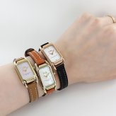 コーチ 腕時計 手表 レディース シンプル 大人女子 可愛い お洒落 レクタンギュラー レザー ベルト 母 彼女 友達 誕生日プレゼント 20代 30代 40代 50代 ギフト 贈り物 ご褒美 選べるシリーズ 卒業 入学 お祝い