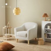ソファ 座椅子 1P 1人掛け カウチ ロータイプ ローハイ兼用 幅70cm 天然木 脚 ワンルームにも置ける コンパクト リラックス ふわっと 柔らかい肌触り 子供部屋 一人暮らし 新生活 シンプル ファブリック グレー ベージュ ピンク