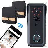 ドアカメラ   MV01  WIFI式インターホン   ドアフォン   防犯   動体検知   ミリオンHD   155度 広角レンズ   赤外線照射機能   防水IP54   双方向オーディオの機能   住宅設備ドアホン   インターホン   設置も簡単   ※注意点 2.4GHzのWiFiのみに対応。