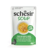 Schesir シシア スープ チキンwithキャロットandパンプキン キャットフード 40g×12個