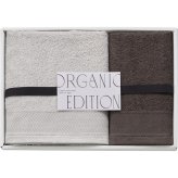ORGANIC EDITION オーガニックエディション フェイスタオル ウォッシュタオル セット [26-7521-015] OE1015 日本製 綿100 薄手 乾きやすい 吸水 オーガニックコットン使用 内祝い ギフト 返礼品