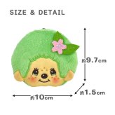 モンチッチ 和キャラがま コインケース 小銭入れ サイフ がま口 がまぐち モンチッチくん モンチッチちゃん 抹茶 桜餅 グリーン ピンク 和風 和柄 ミニ 財布 小さめ コンパクト レディース  子供 キッズ 女の子 男の子 かわいい 可愛い キャラクター 人気 キャラがま