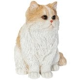 猫 置物 リアルでかわいい おしゃれ 大きい ペルシャ猫クリーム 大 ネコ 高さ31cm woobia ウービア ガーデン インテリア オブジェ 可愛い プレゼント 北欧 玄関 雑貨 動物 モダン 面白い 庭 ギフト 屋外 家 玄関先 ガーデンオーナメント