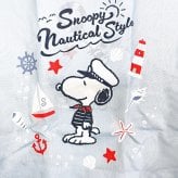 スヌーピー エコバッグ ロゴ ノーティカルスタイルシリーズ SNOOPY