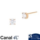 【無料ラッピング】  カナルヨンドシー Canal 4℃ カナル4℃ K18ピンクゴールド ピアス モアサナイト ブランド 正規品 新品 ギフト プレゼント 人気 おすすめ 誕生日 記念日 クリスマス 送料無料