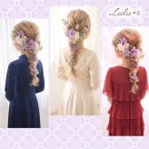 【選べる3タイプ】 髪飾り ヘッドドレス プリザーブドフラワー ドライフラワー 造花 成人式 卒業式 結婚式 ウェディング ブライダル ヘアアクセサリー 振袖 ドレス お祝い ギフト ルルズ Lulu＊s