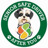 カーサイン 高齢者マーク SENIOR SAFE DRIVER マルックス ステッカー シール 直径13cm 肉球 日本製 車