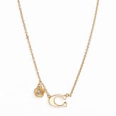コーチ COACH ネックレス シグネチャー Cロゴ ティーローズ レディース ゴールド 571532GLD100 ジュエリー アクセサリー バレンタイン 送別会 誕生日 結婚祝い 結婚式 高級 父の日 母の日【スペシャルラッピング660円(別売り)】 即日発送 ファッション小物 ビジネス小物 ホワイトデー