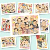 ダイヤモンド婚式のプレゼントに、写真にできないぬくもりが伝わります。下書き確認ができるので、安心して贈れます。 結婚記念日 似顔絵 ギフト プレゼント 手描き 贈り物 名入れ ダイヤモンド婚式 金婚式 結婚記念日 大人数 おばあちゃん 祖母 家族 おじいちゃん 夫婦 名入れ 下書き確認 修正無料 サプライズ 喜ばれる 実績多数 宝物 長寿 結婚60周年 感謝 親孝行 ダイヤモンド婚式 カラフル