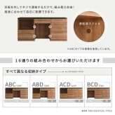キッチンカウンター キッチン収納 日本製 特殊鋼板を使った組み合わせ 180cm オープン収納+オープン収納+引き出し収納：