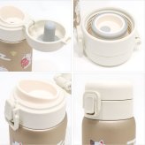 ワンタッチボトル350ml 和柄 841-001 841-002 841-003 841-007 送料無料 水筒 ステンレスボトル ボトル 神奈川沖浪裏 寛政三美人 招き猫 寿司 浮世絵 保冷 保温 日本 日本伝統 ギフト 持ち運び おしゃれ 神奈川沖浪裏