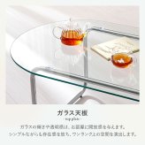センターテーブル ガラステーブル 丸型 円形 ローテーブル ガラス天板 天板厚み8mm 強化ガラス 幅80×80cm スチール脚 食事 パソコン コンパクト お洒落 可愛い ワンルーム 一人暮らし シンプル くつろぎ 快適 北欧 モダン 新生活