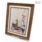 Sam Toft アートフレーム パックインスタック st-05842 絵画 ギフト アート おしゃれ 北欧 お部屋 動物 アニマル
