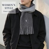 2026 最新 ポロ ラルフローレン マフラー ストール メンズ レディース POLO RALPH LAUREN リバーシブル バイカラー ロゴ 無地 イタリア製 PC0455 選べるモデル