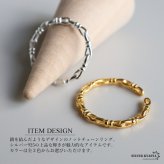 シルバー925 チェーンリング オープンリング 細身 ノットリング ゴールド シルバー オーバル 指輪 レディース 女性 金属アレルギー対応