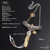 ステンレス 特大イーグルネックレス フェザーネックレス インディアンジュエリー ペンダントネックレス メンズネックレス 50cm 60cm 18KGP 太角 あずきチェーン 太陽メタル 細身 羽根 精巧 立体的 かっこいい 男性 金属アレルギー対応