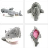  定形外送料無料 ベストエバージャパン ワイルドアニマル ペンケース シャーク サメ ぬいぐるみ 筆箱 ペンポーチ ポーチ 小物入れ