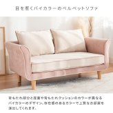 ソファ 座椅子 2P 2人掛け ロー 二人掛け ファブリック シンプル ロータイプ コンパクト ポケットコイル ワンルーム リビング おしゃれ かわいい おすすめ2人掛けバイカラー ツートンカラー ツートーンカラー