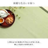 ラグ カーペット 洗える ござ 日本製 国産 丈夫 除菌スプレー対応 敷詰 敷物 ペット 無地 江戸間3畳（約174×261cm）