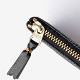 コムデギャルソン COMME DES GARCONS EMBOSSED LOGOTYPE エンボスロゴタイプ HALF ZIP WALLET ハーフジップ ウォレット SA3100EL ミニ財布 L字ファスナー コインケース ユニセックス 財布