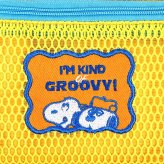 スヌーピー 2ジッパーメッシュポーチ オレンジ  I LIKEシリーズ SNOOPY