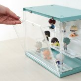 コレクションケース hina White Lily ホワイト・ピンク・イエロー・グリーン 4色展開 収納ラック オープンラック シェルフ 整理棚 収納家具 おしゃれ シンプル 新生活 インテリア 不二貿易