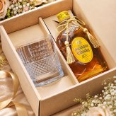 敬老の日 名入れ ギフト SXX 酒セット ウイスキー サントリーウイスキー角瓶 180ml & ダイヤプリズムロックグラス タッセル紐付 ギフトBOX入り / プレゼント ギフト 退職 記念 誕生日 還暦 古希 喜寿 傘寿 米寿 緑寿 早寿 長寿 祝い