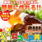 おうちで簡単 ハワイ飯 ロコモコ丼の素 4袋 丼の素 温めるだけ ハンバーグ ソース おかず ご飯のお供 ポスト投函便