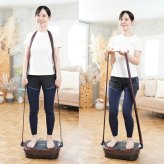 ライフフィット 2WAYトレーナースマート LIFEFIT 振動マシン ブルブルマシン 2WAY 立ち 座り 円座クッション パワーベルト付 1年保証付き