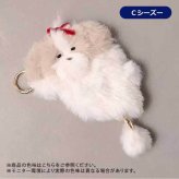 ポーチ ぬいぐるみキーホルダー もこもこ アニマル ポーチ もふもふ アニマル ミニポーチ カラビナ ぬいぐるみ 小物入れ アクセサリーケース ふわふわ ファー 可愛い レディース 小銭入れ 刺繍 猫 トイプードル シーズー ヒョウ コインケース バッグチャーム