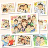 古希のギフトに、より気持ちが伝わる贈り物に。下書き確認ができるので、安心して贈れます。 ギフト 似顔絵 古希祝い 手描き プレゼント 贈り物 名入れ 古希 長寿 傘寿 記念 大人数 おじいちゃん 祖父母 おばあちゃん 修正無料 下書き確認 名入れ 親孝行 実績多数 サプライズ 一生もの 古希 70歳 長寿祝い 一生もの 百寿祝い 感謝 快気祝い 初任給 卒寿祝い 贈答品 オリジナル
