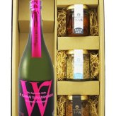 ★ 送料無料 ★ Ｗ ( ダブリュー ) 山田錦 純米  720ml ＋ 鮎のおつまみ 3種セット【 9446 】【 日本酒・おつまみセット 】【 要冷蔵 】【 ハロウィン 贈り物 ギフト プレゼント 誕生日 結婚のお祝い 】