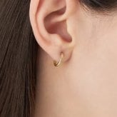 【無料ラッピング】  ヨンドシー 4℃ Hoop K10イエローゴールド ピアス 片耳用 ブランド 正規品 新品 ギフト プレゼント 人気 おすすめ 誕生日 記念日 クリスマス 送料無料