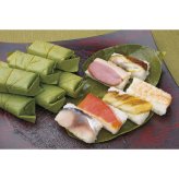 お歳暮・冬ギフト 柿の葉ずし総本家平宗 柿の葉ずし6種15個 (HRS-607) ※送料無料(北海道・沖縄・離島への配送不可)