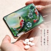 ミンティアケース『句』名入れ 職人 手作り ハンドメイド 送料無料 伝統工芸 立体樹脂 金彩 桜 和モダン 和柄 和風 和雑貨 和小物 ギフト プレゼント フリスク