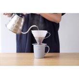 ハリオ フタ付き保温マグ 300mL ブラック マグカップ 真空断熱 二重構造 保温保冷 カップ【北海道・沖縄県・離島 配送不可】