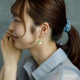 【在庫限り】可憐で愛らしいスズランのピアス 金属アレルギー対応 ステンレス製 小ぶり かわいい 春 揺れる